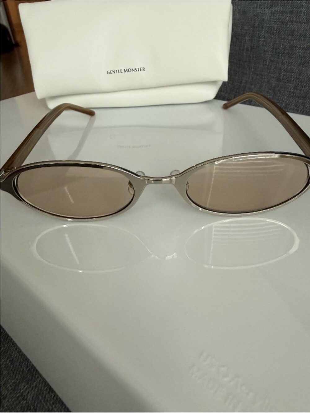 Gentle Monster Women's Oval Sunglasses in Brown